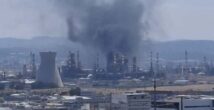 Чёрный дым над промзоной вновь вызвал тревогу